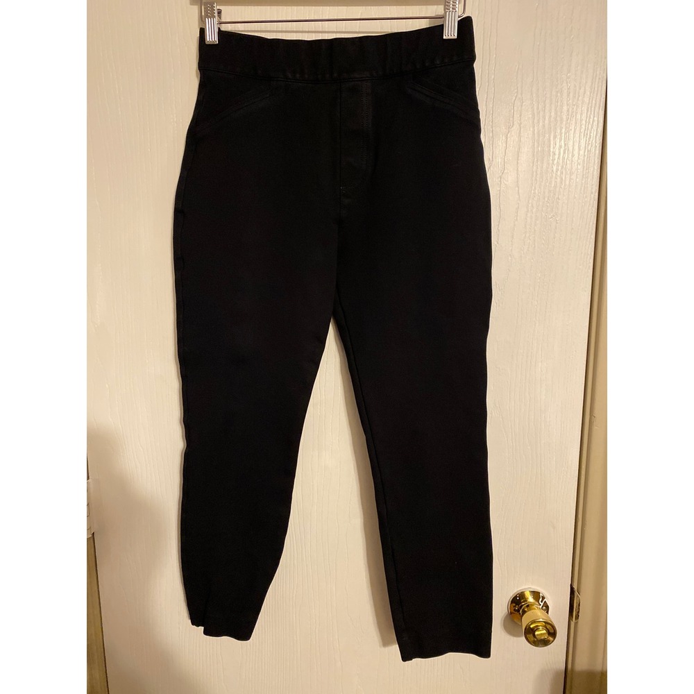 Spanx The Perfect Pant Black Slim Ankle Stretch Pull On Work Trousers Med
0193